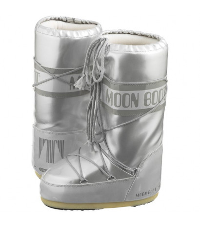 Moon Boot Icon Vinil Met White 14021400002 (MB21-d) bateliai