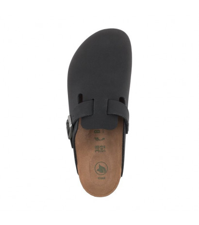 Birkenstock Boston BS Black Vegan 1020497 (BK163-a) šlepetės