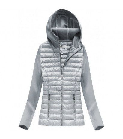 QUILTED JACKET GREY (18019) striukė