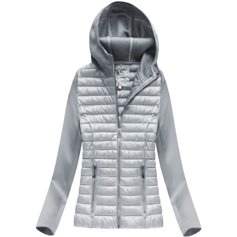 QUILTED JACKET GREY (18019) striukė